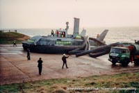 BH7 being moved to The Hovercraft Museum